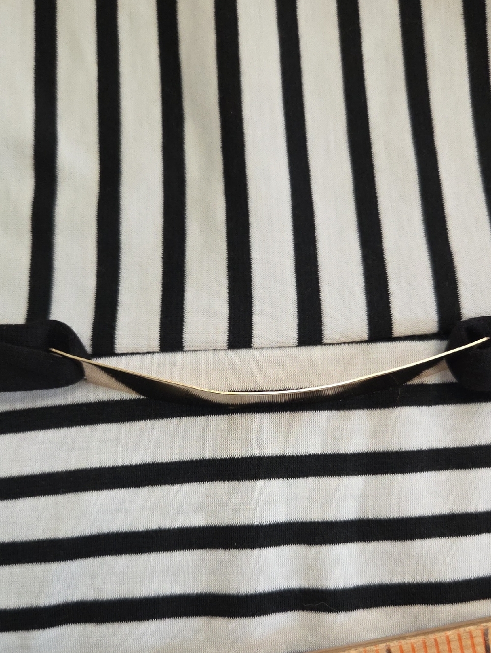 Intriguing Threads Colorblock With Stipes Dress - Picture 7 of 7